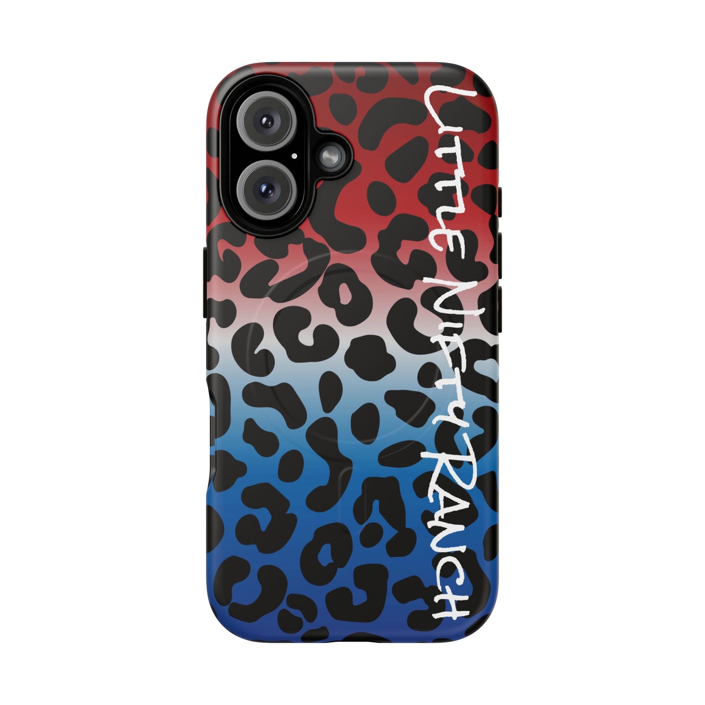 Red White Blue Cheetah MagSafe