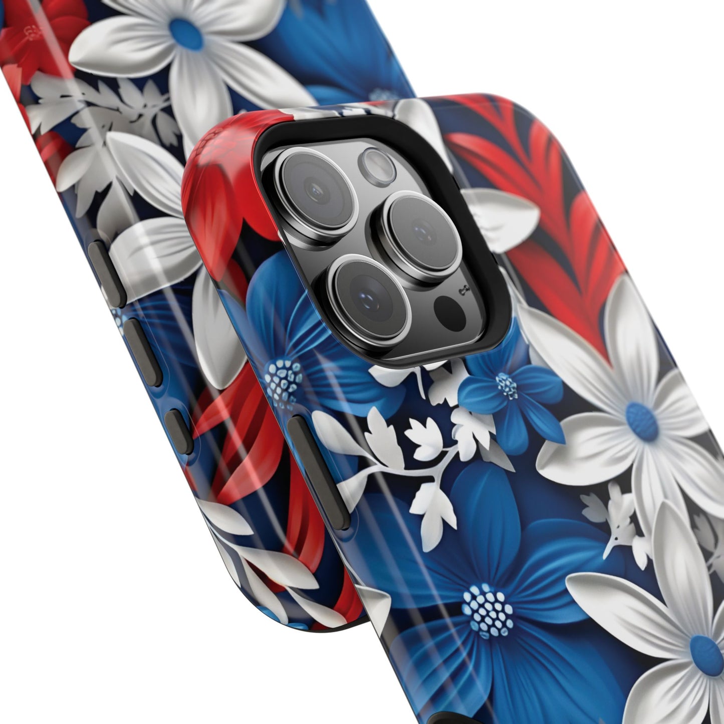 Red, White, and Blue Floral MagSafe