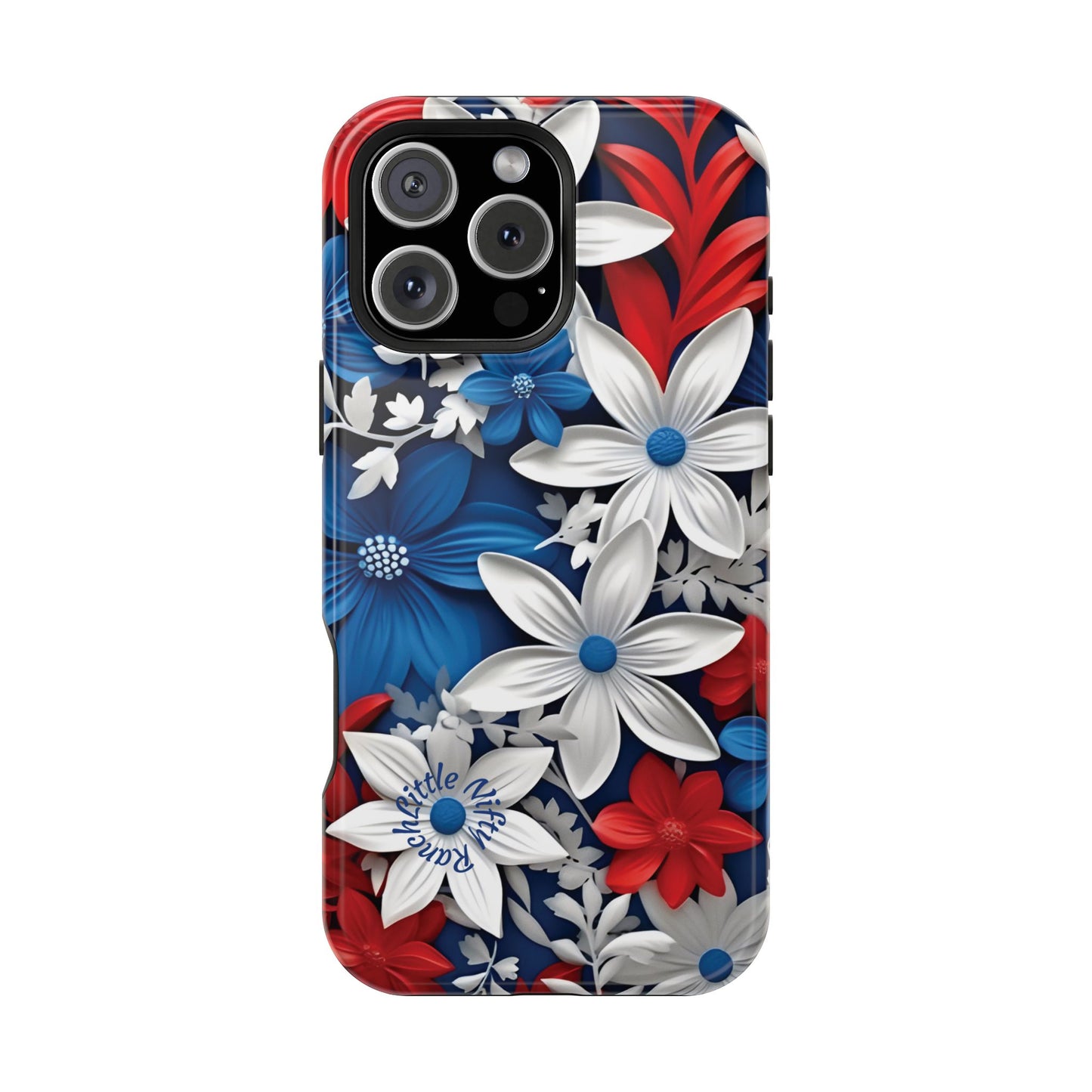 Red, White, and Blue Floral MagSafe