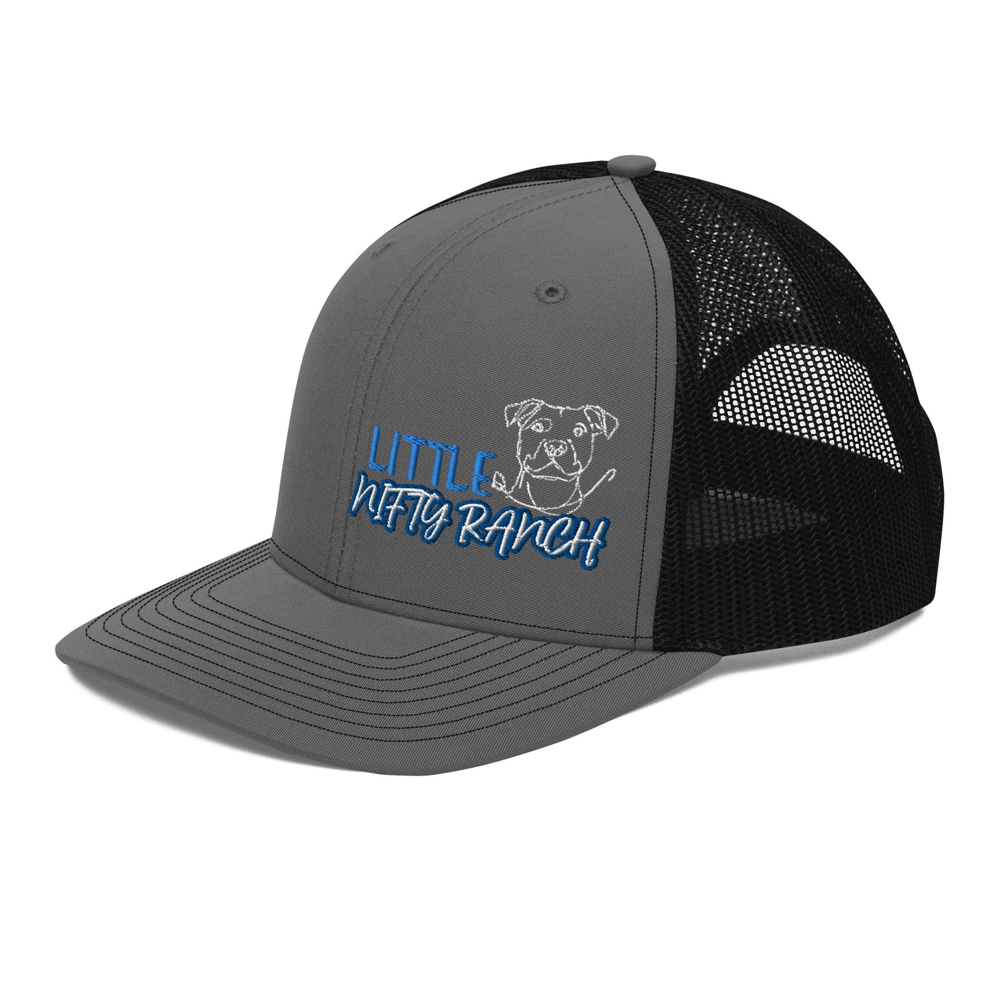 Blue Pitty Trucker Hat