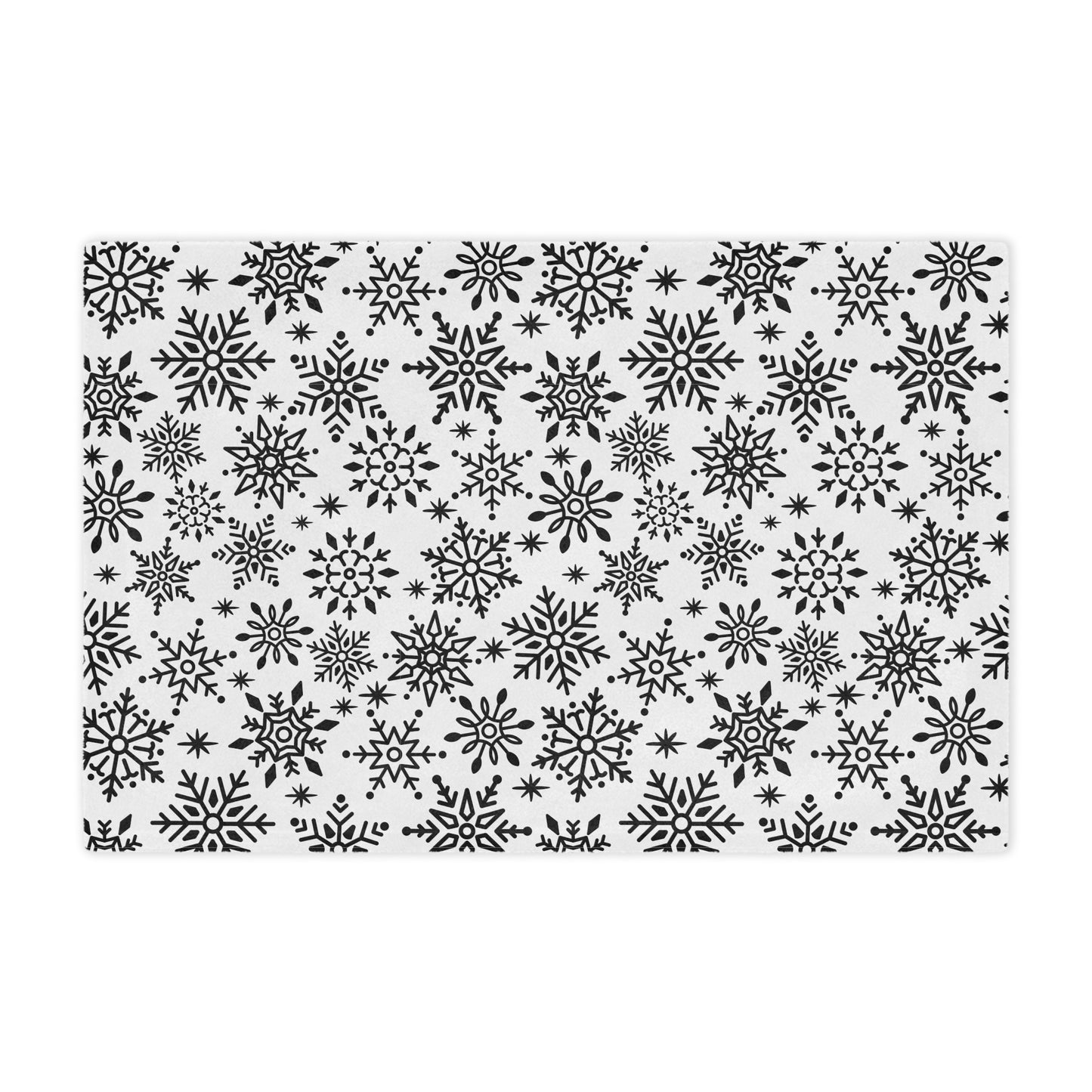 Snowflake Minky Throw