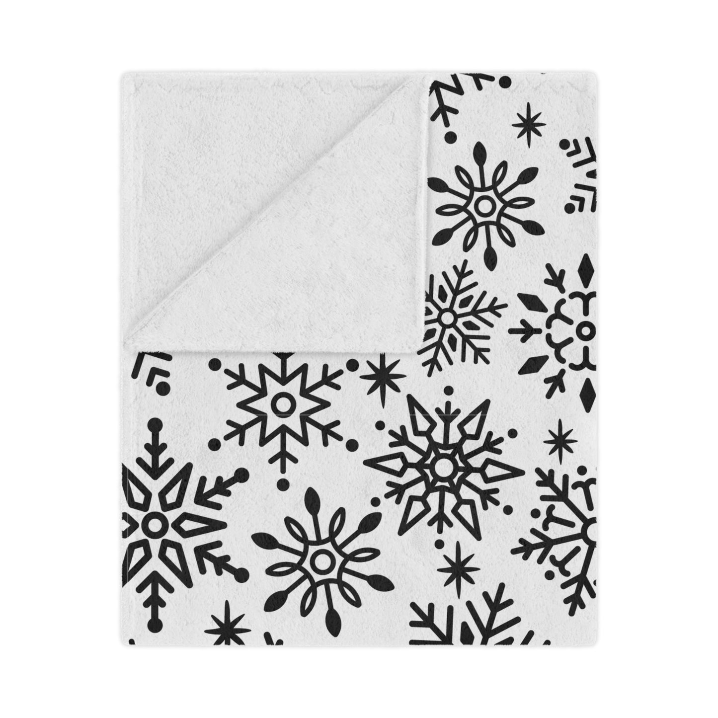 Snowflake Minky Throw