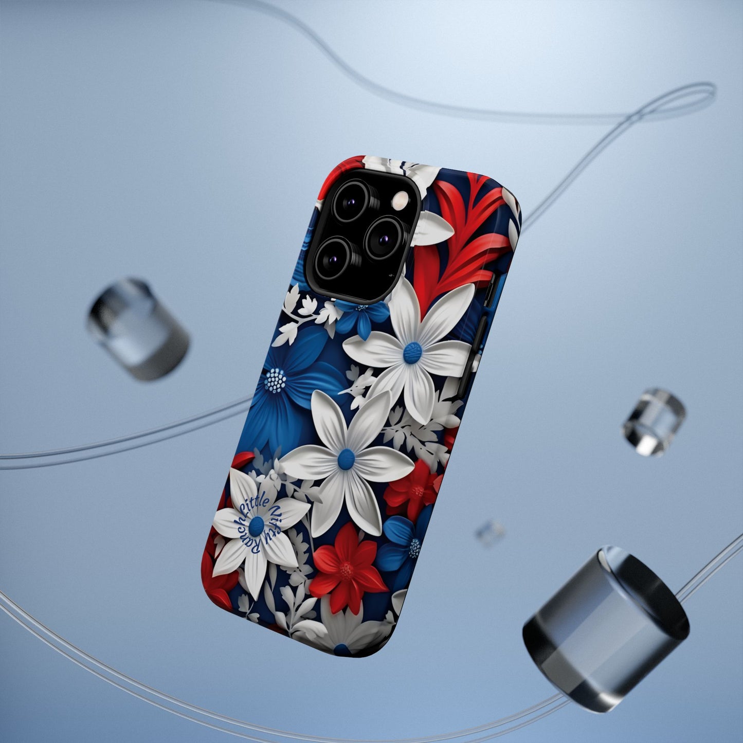 Red, White, and Blue Floral MagSafe