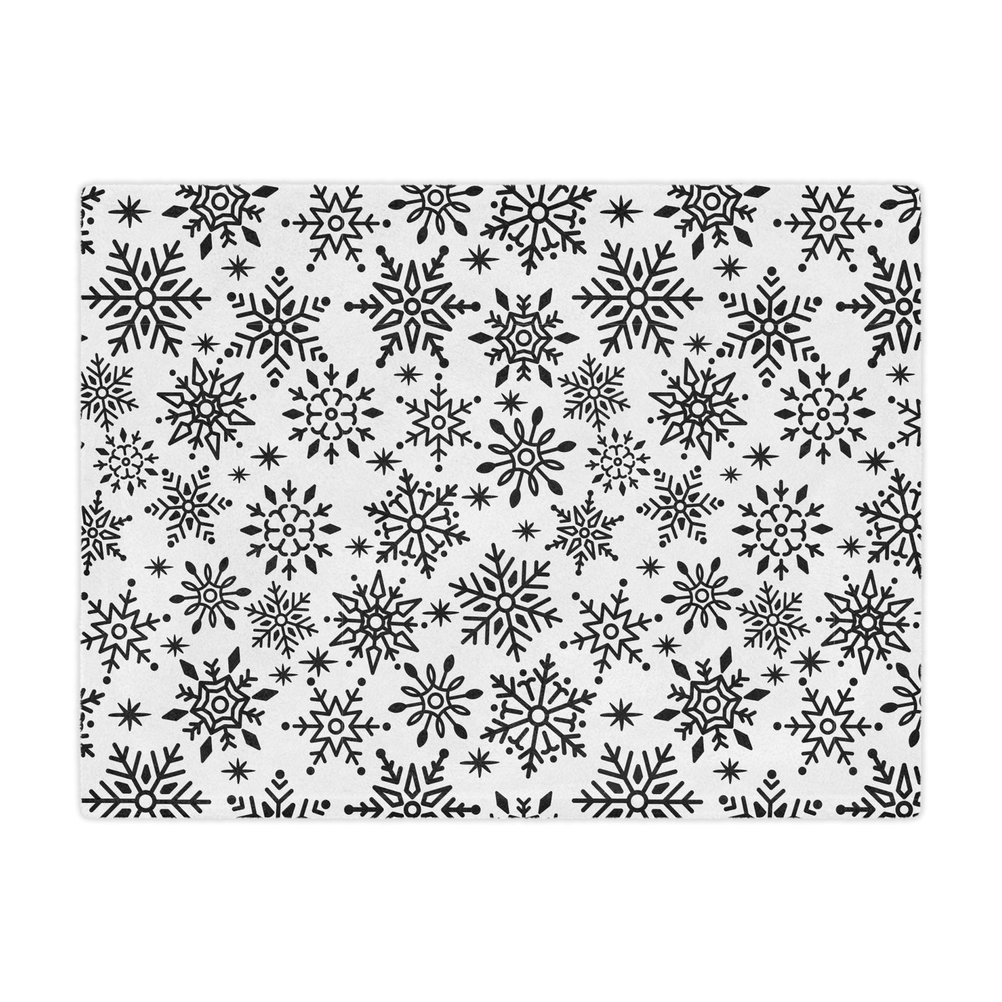 Snowflake Minky Throw