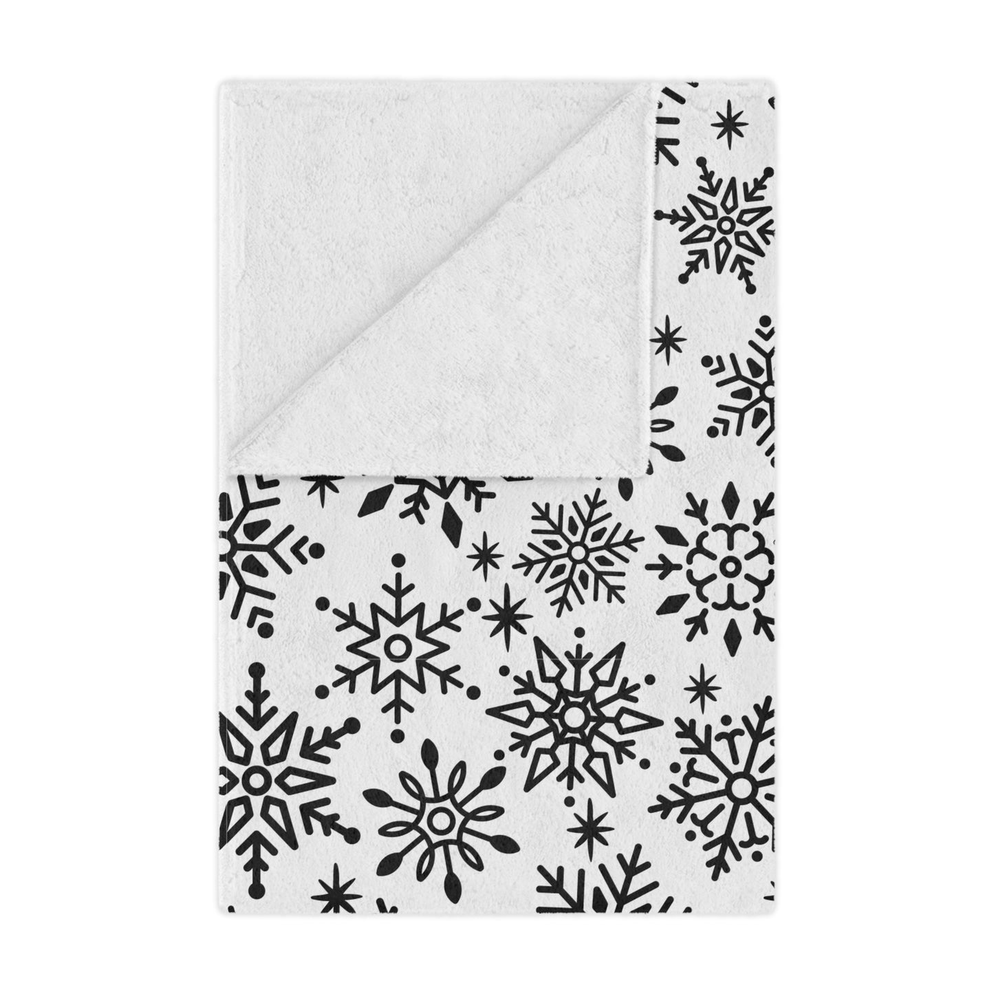 Snowflake Minky Throw