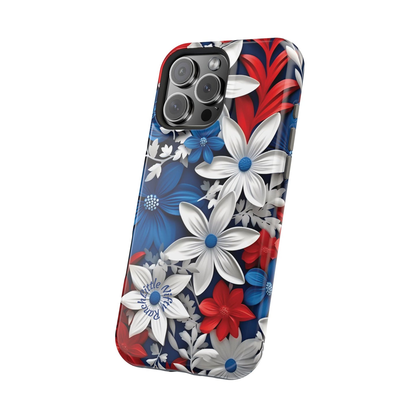 Red, White, and Blue Floral MagSafe