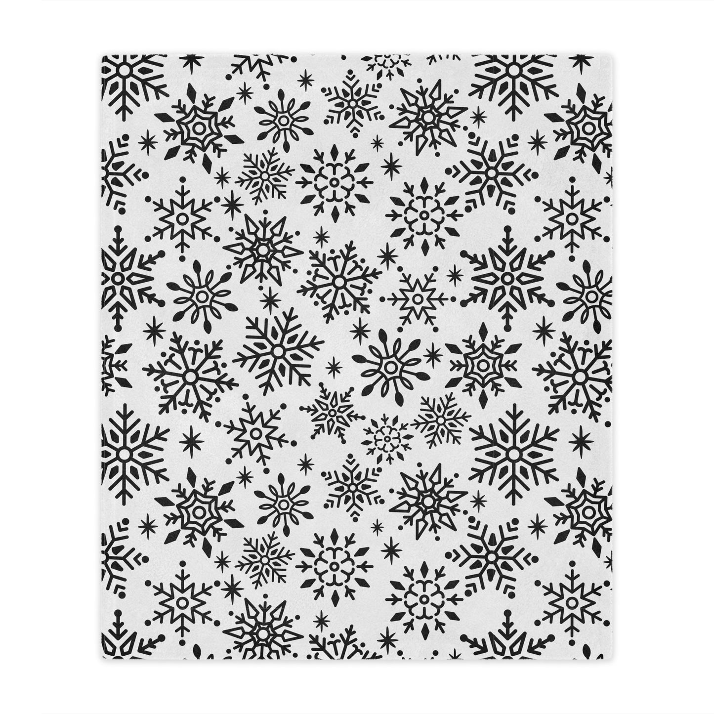Snowflake Minky Throw