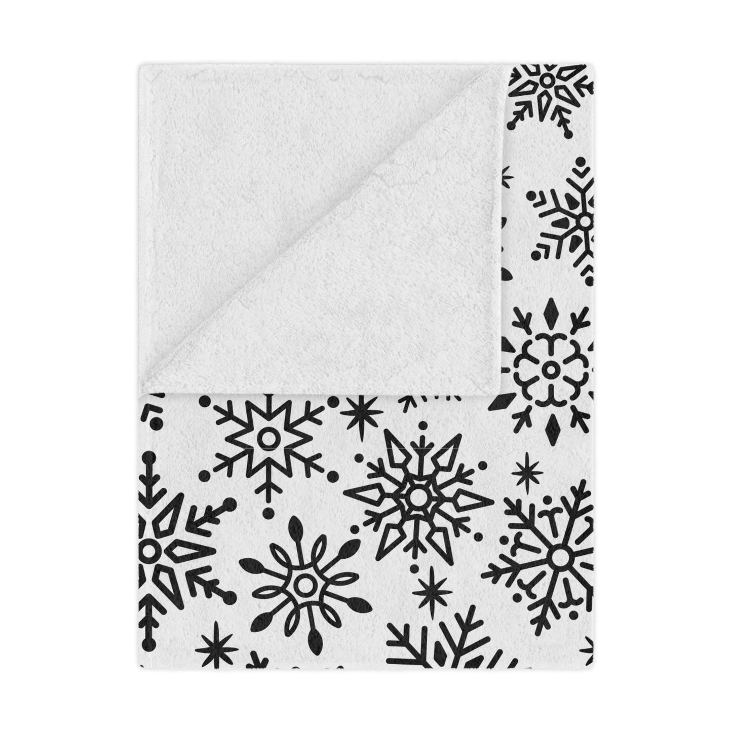 Snowflake Minky Throw