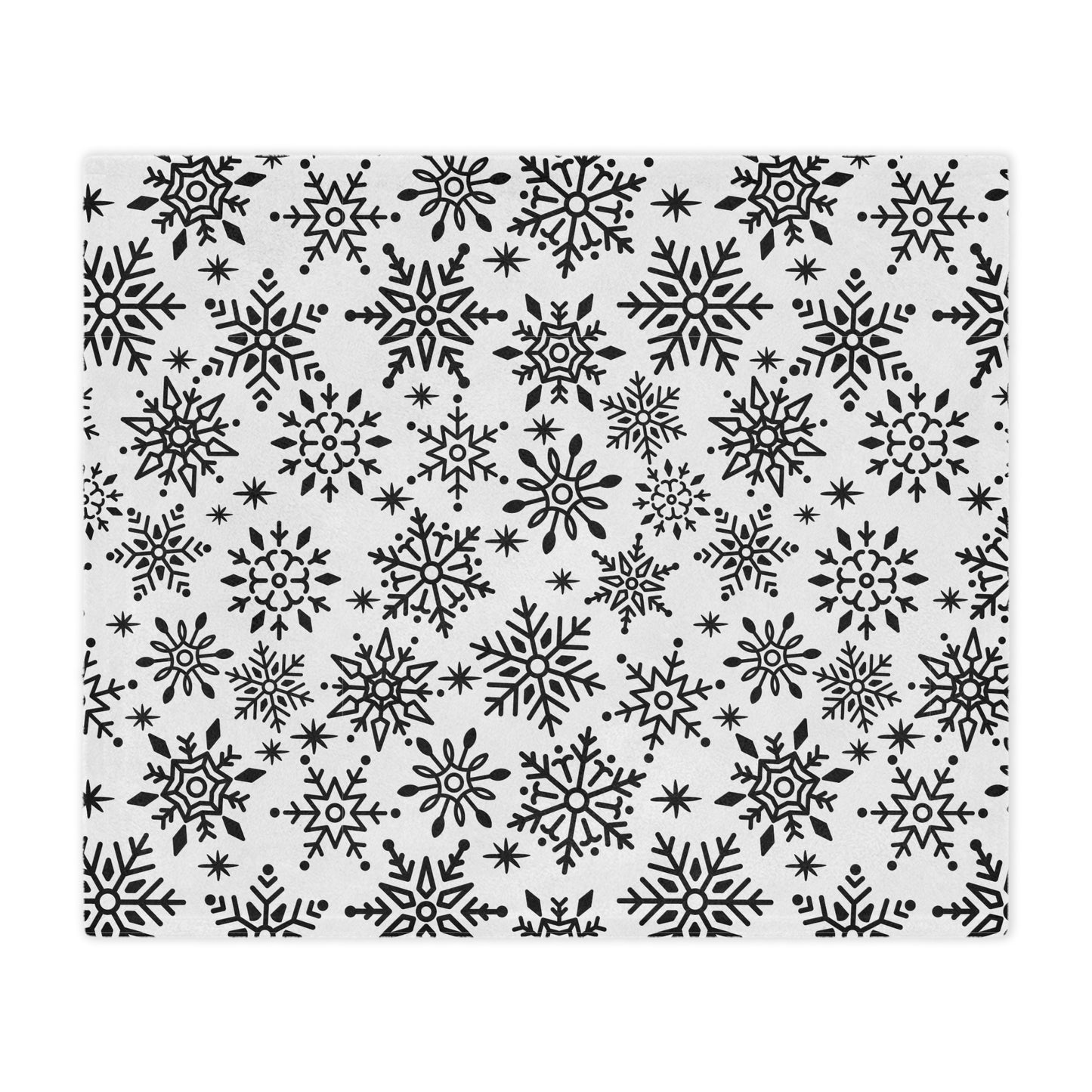 Snowflake Minky Throw