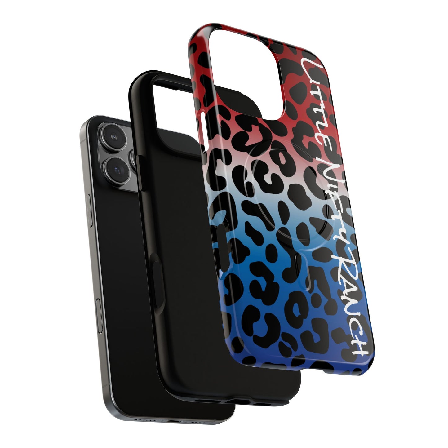Red White Blue Cheetah MagSafe