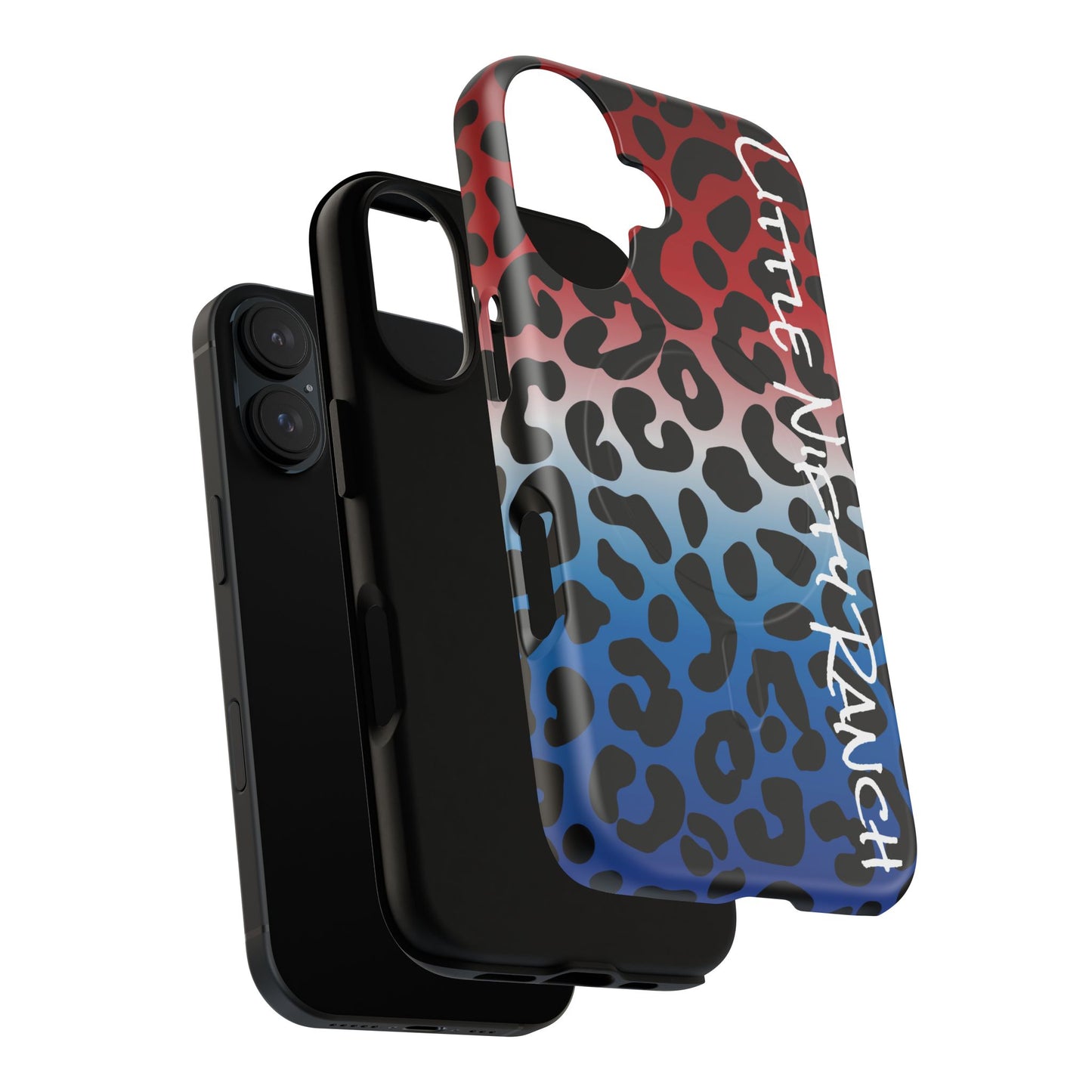 Red White Blue Cheetah MagSafe