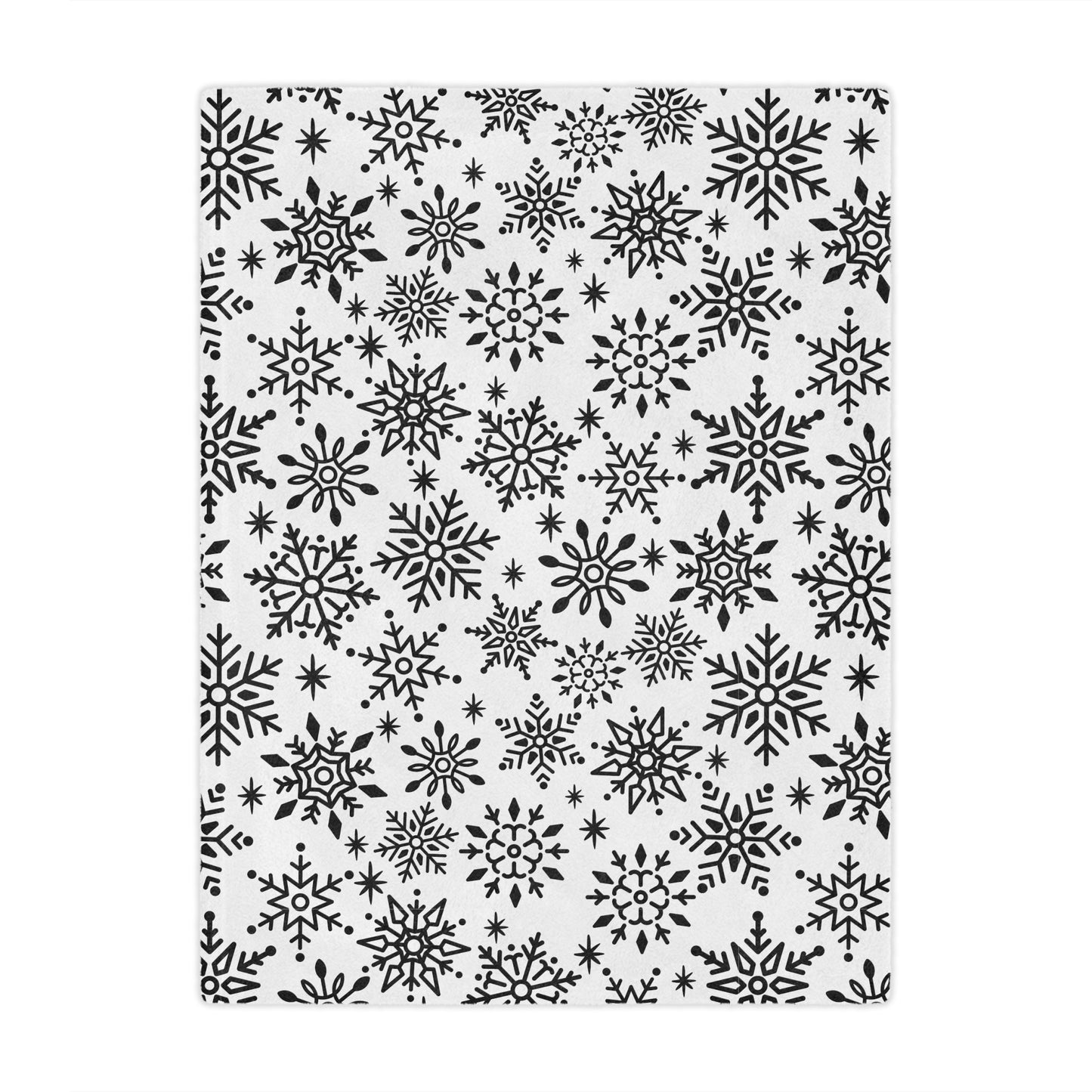 Snowflake Minky Throw